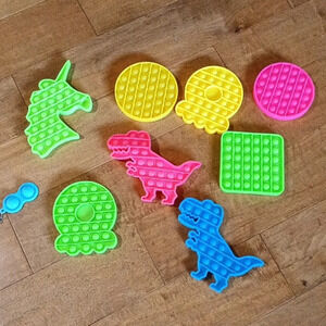 Pop it Fidget toys. Lot of 9. G100​​​​​